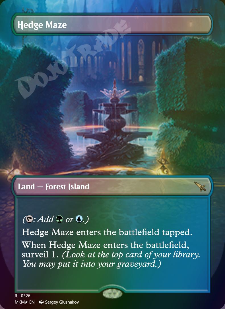 Hedge Maze (Borderless) FOIL