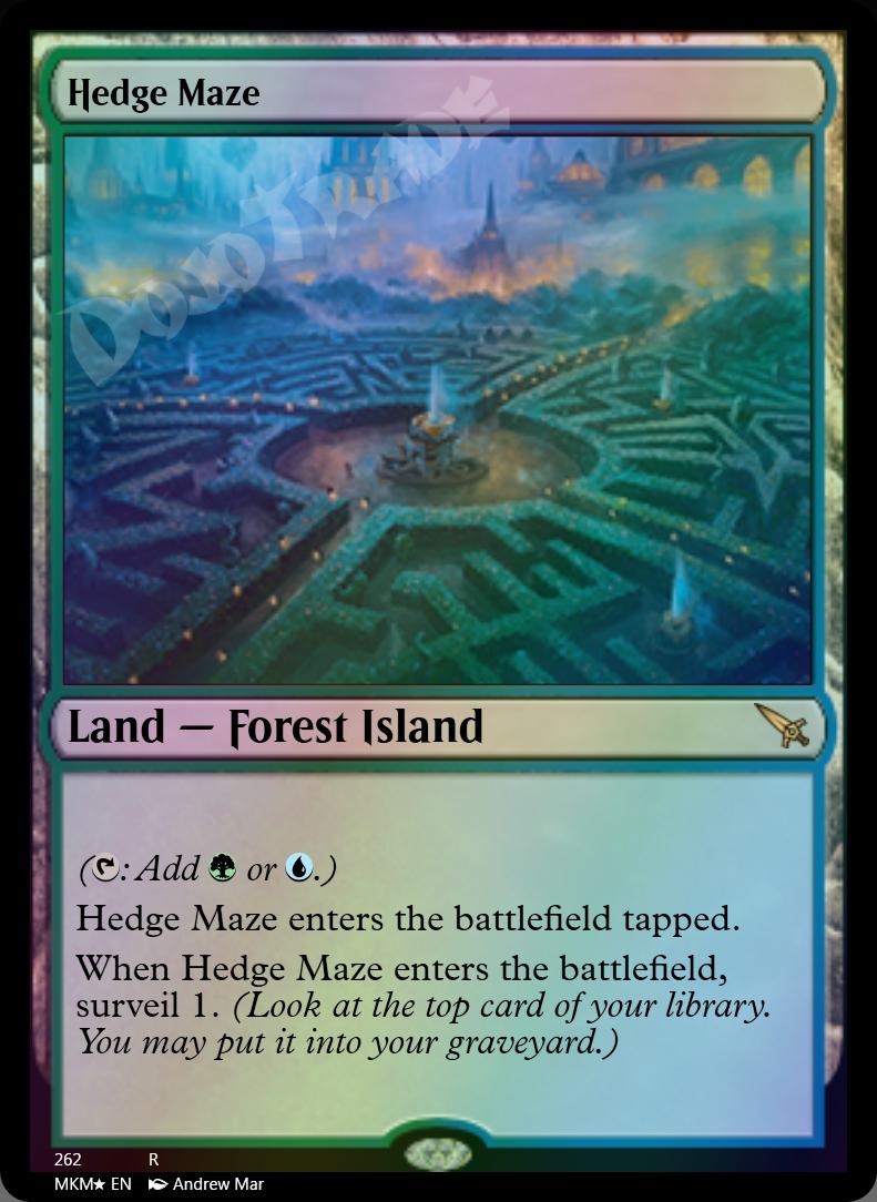 Hedge Maze FOIL