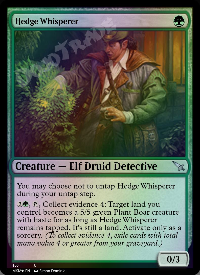 Hedge Whisperer FOIL