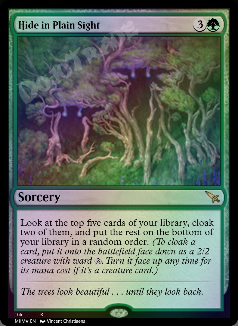 Hide in Plain Sight FOIL