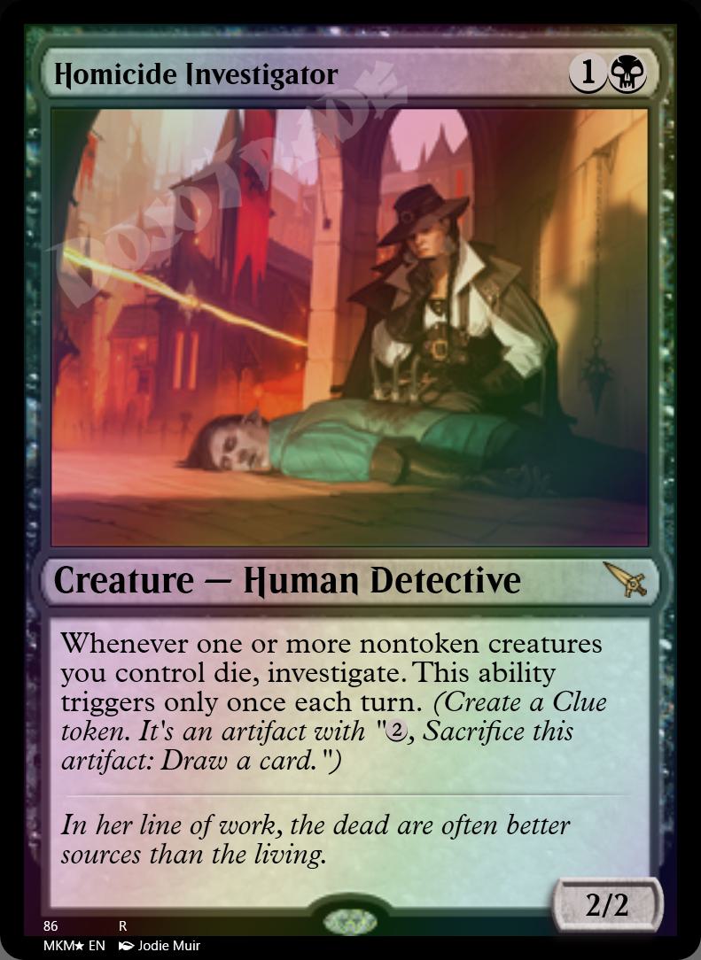 Homicide Investigator FOIL