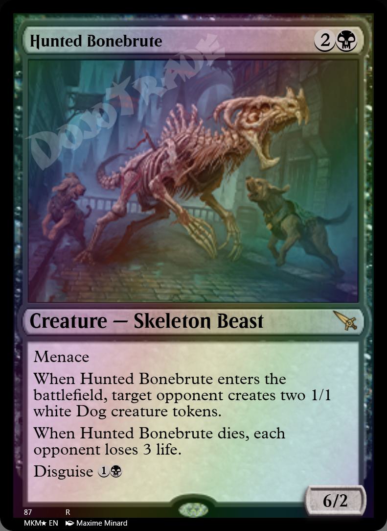 Hunted Bonebrute FOIL