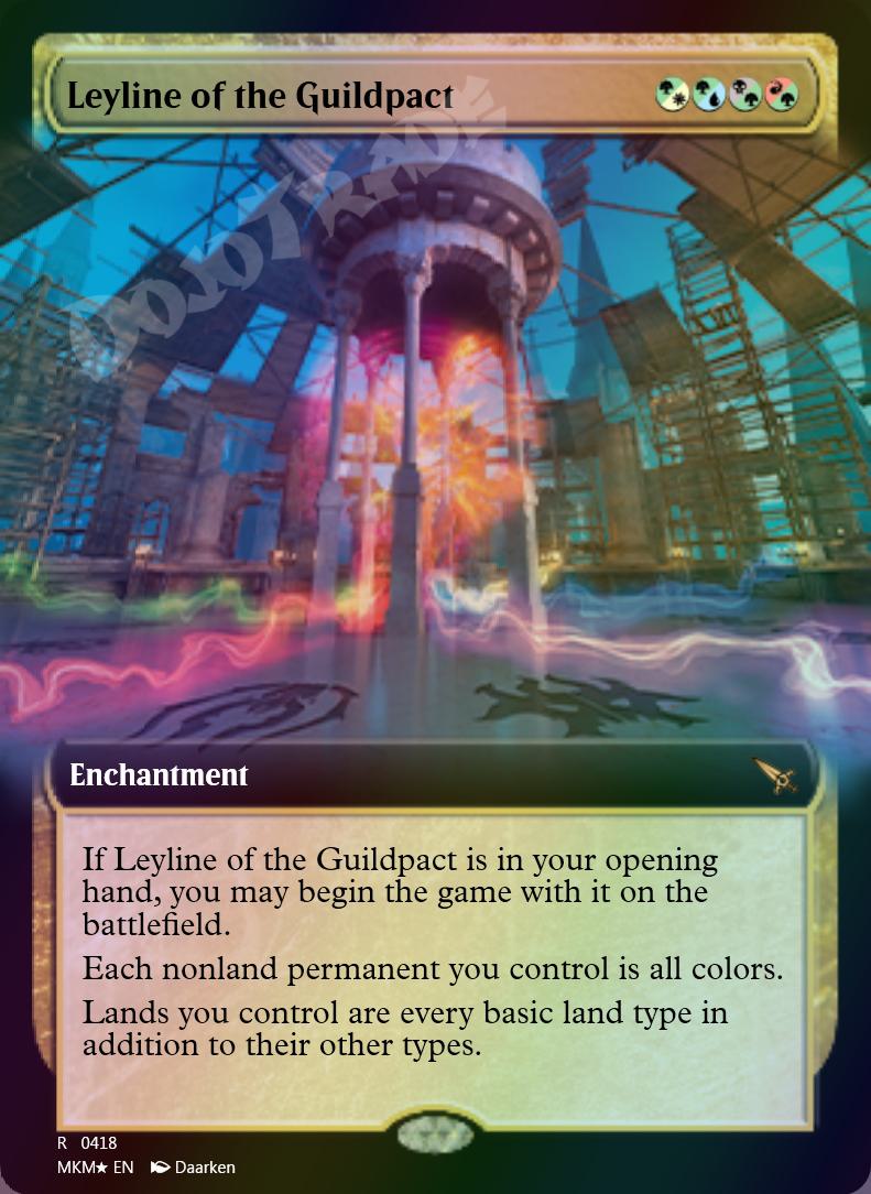 Leyline of the Guildpact (Extended Art) FOIL