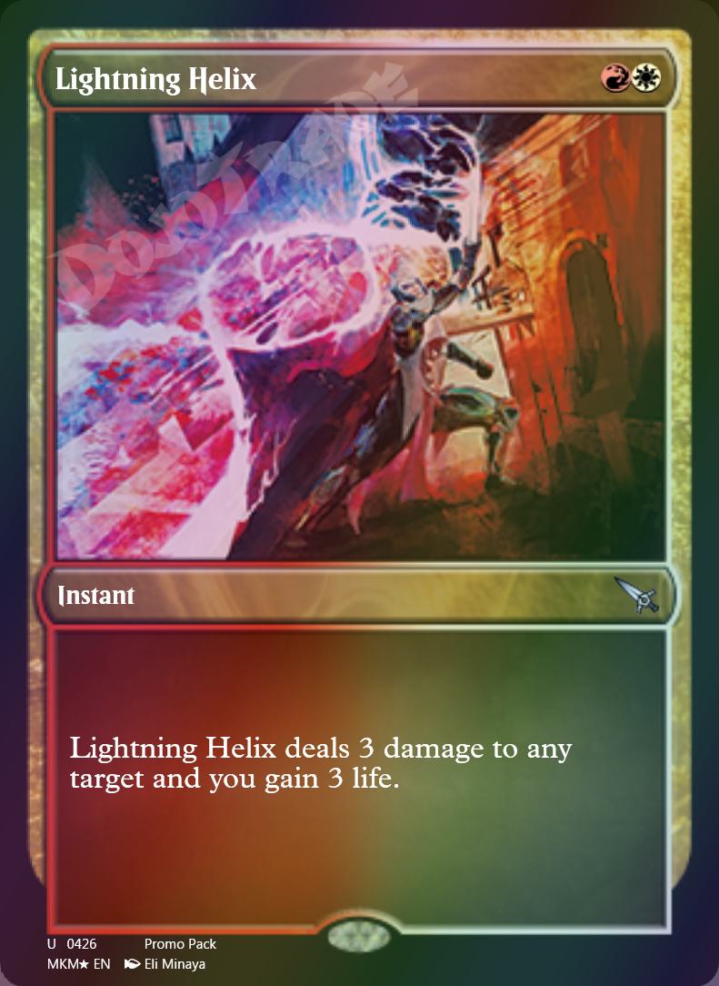 Lightning Helix (Promo) FOIL