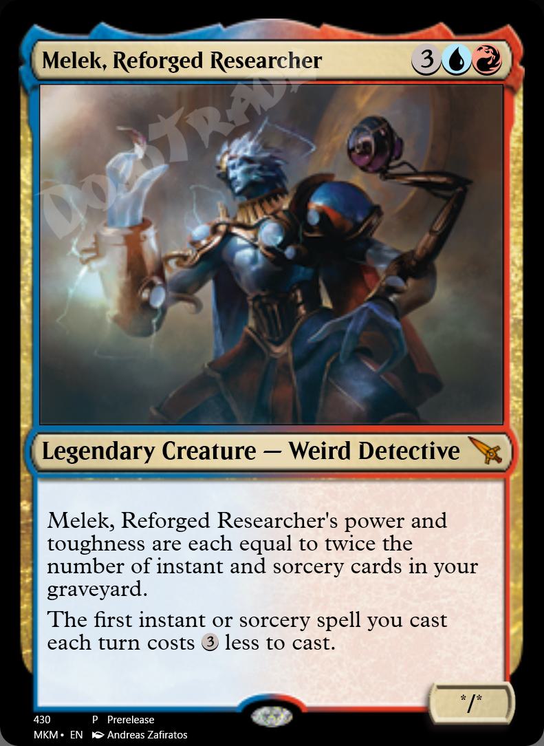 Melek, Reforged Researcher