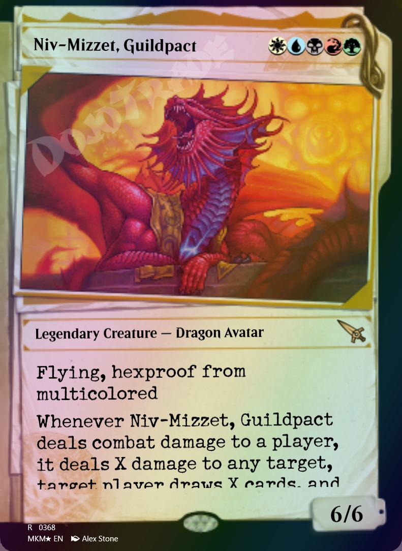 Niv-Mizzet, Guildpact (Dossier) FOIL