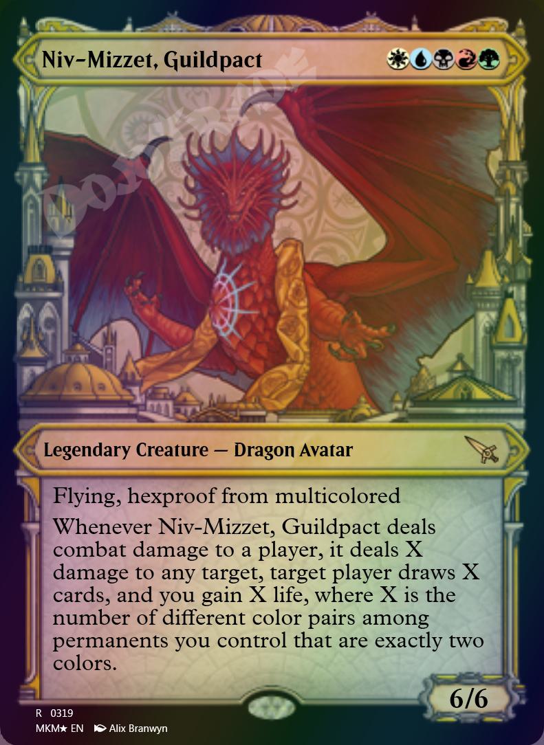 Niv-Mizzet, Guildpact (Ravnica City) FOIL