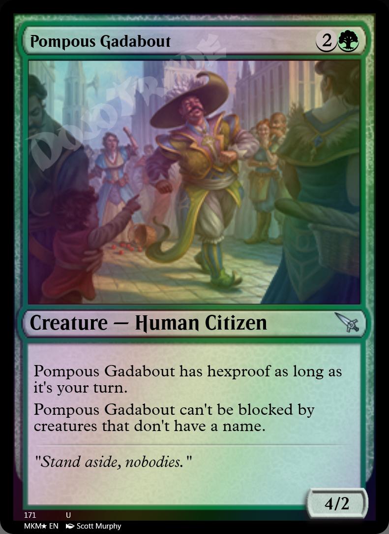 Pompous Gadabout FOIL