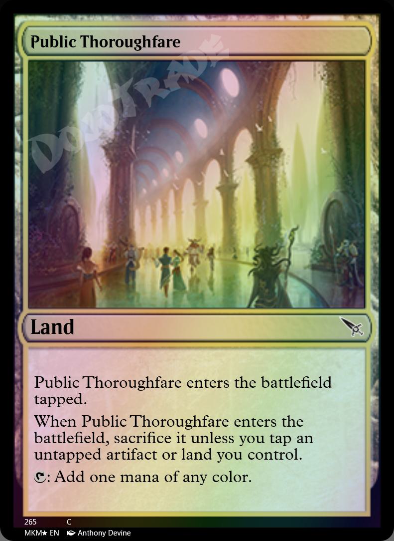 Public Thoroughfare FOIL