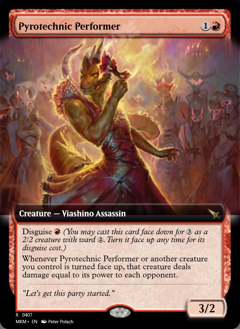 Pyrotechnic Performer (Extended Art)