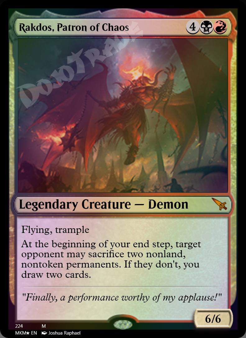 Rakdos, Patron of Chaos FOIL