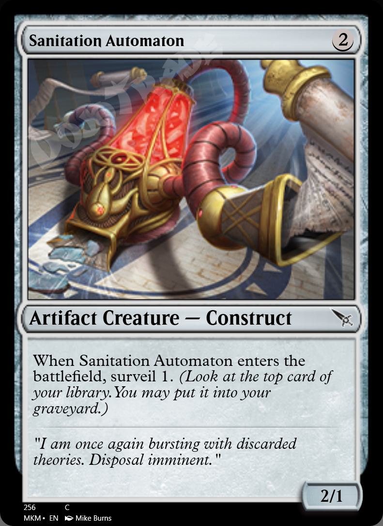 Sanitation Automaton