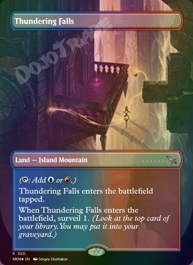 Thundering Falls (Borderless) FOIL