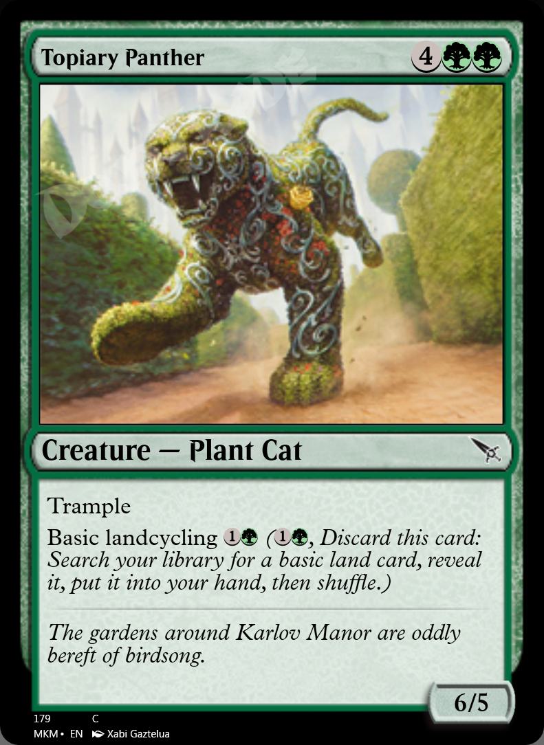 Topiary Panther