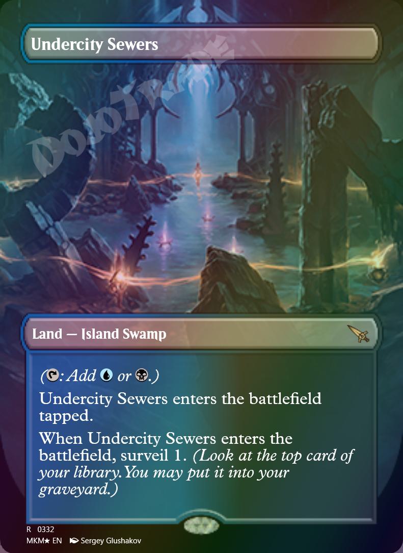 Undercity Sewers (Borderless) FOIL