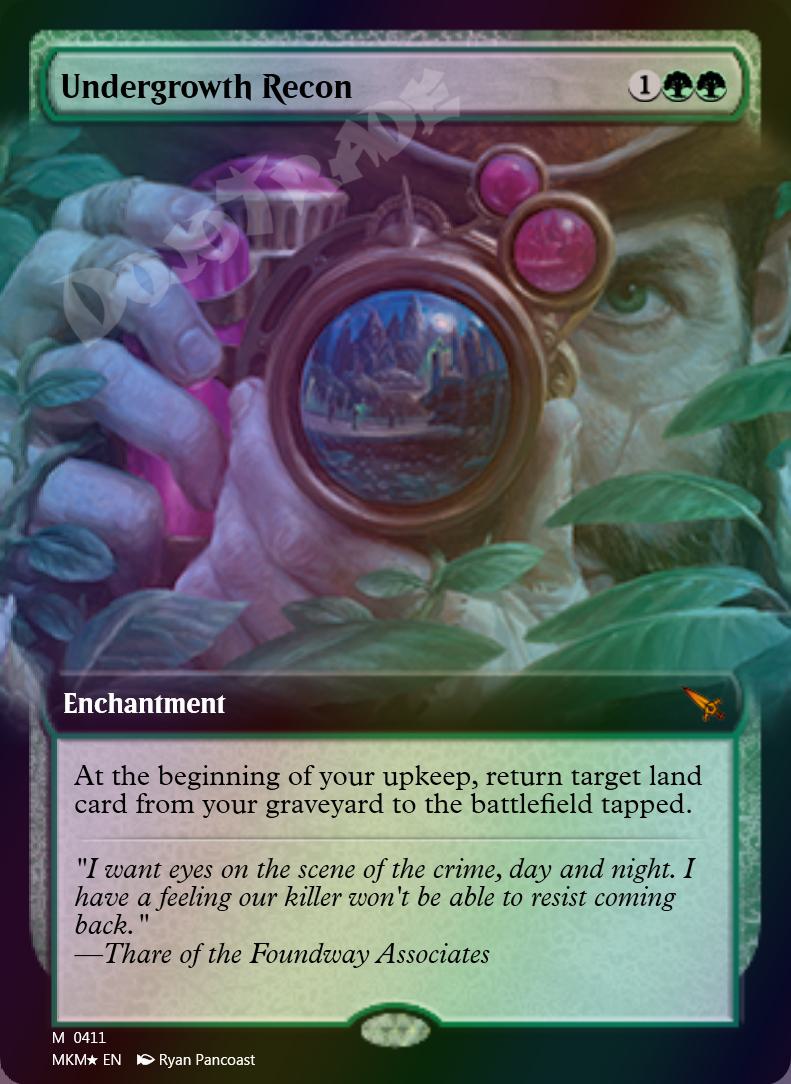 Undergrowth Recon (Extended Art) FOIL