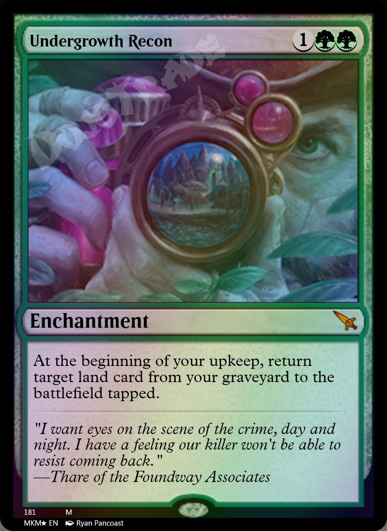 Undergrowth Recon FOIL