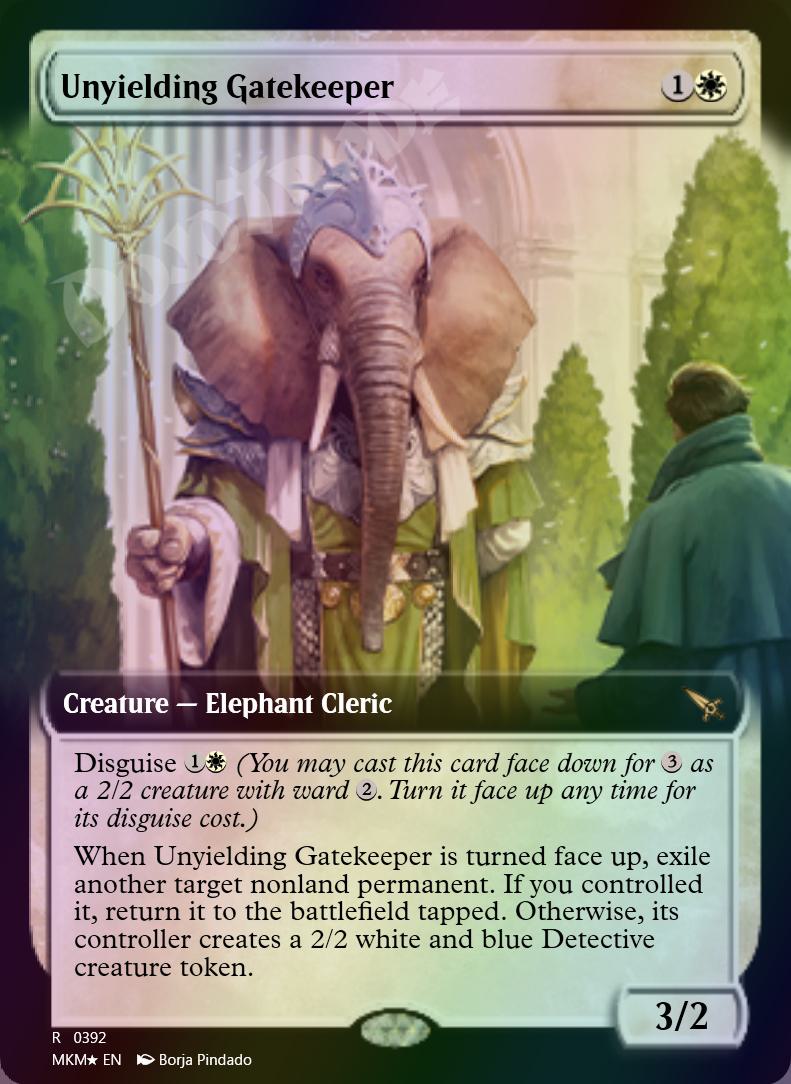 Unyielding Gatekeeper (Extended Art) FOIL