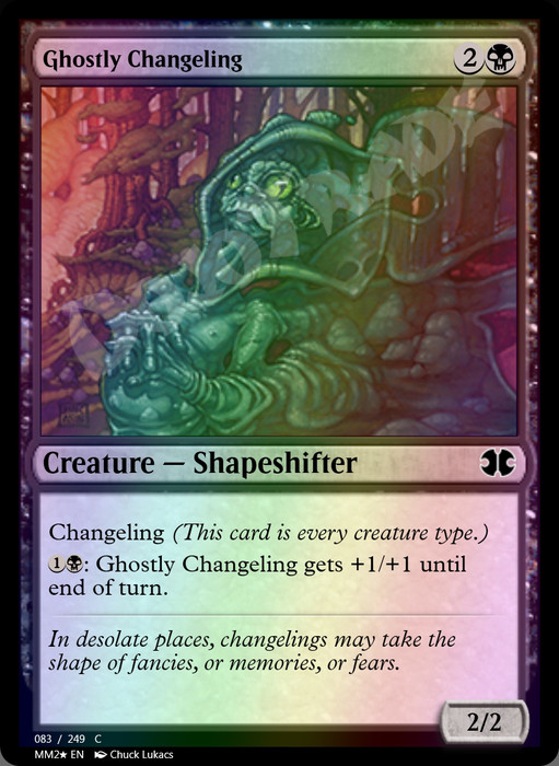 Ghostly Changeling FOIL