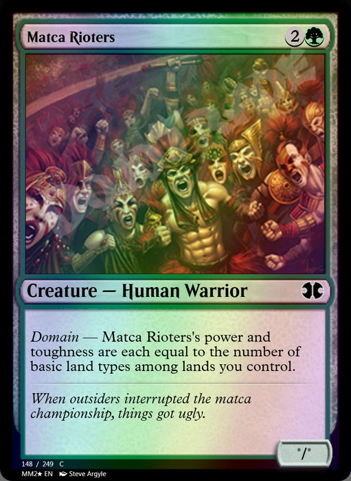 Matca Rioters FOIL