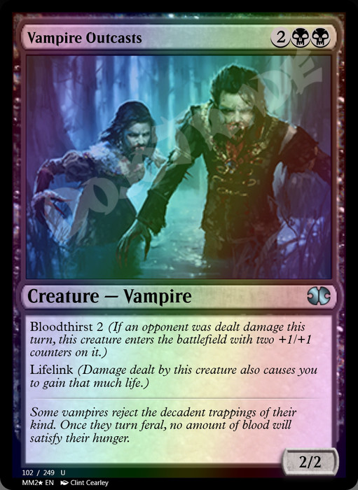 Vampire Outcasts FOIL