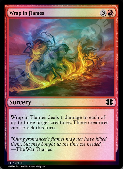 Wrap in Flames FOIL