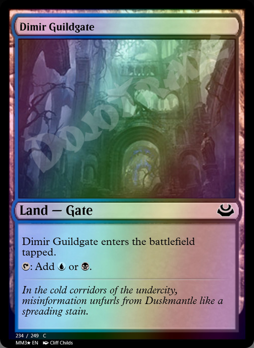 Dimir Guildgate FOIL