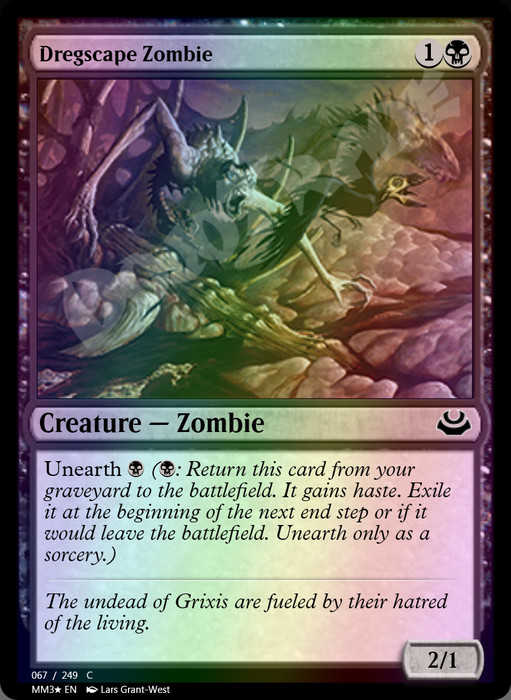 Dregscape Zombie FOIL