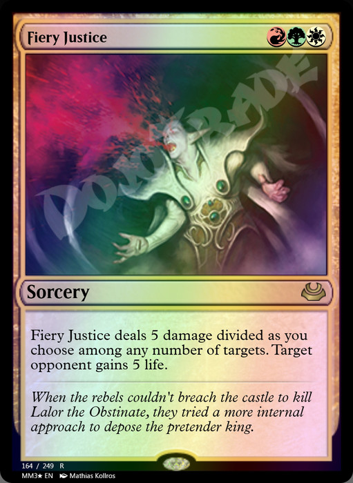 Fiery Justice FOIL