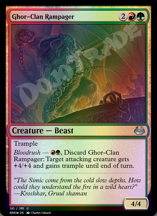 Ghor-Clan Rampager FOIL