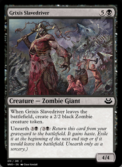 Grixis Slavedriver