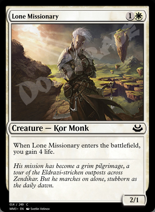 Lone Missionary