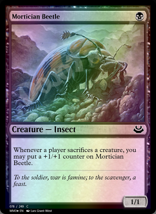 Mortician Beetle FOIL