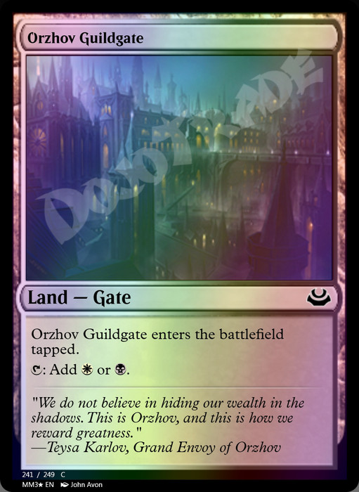 Orzhov Guildgate FOIL