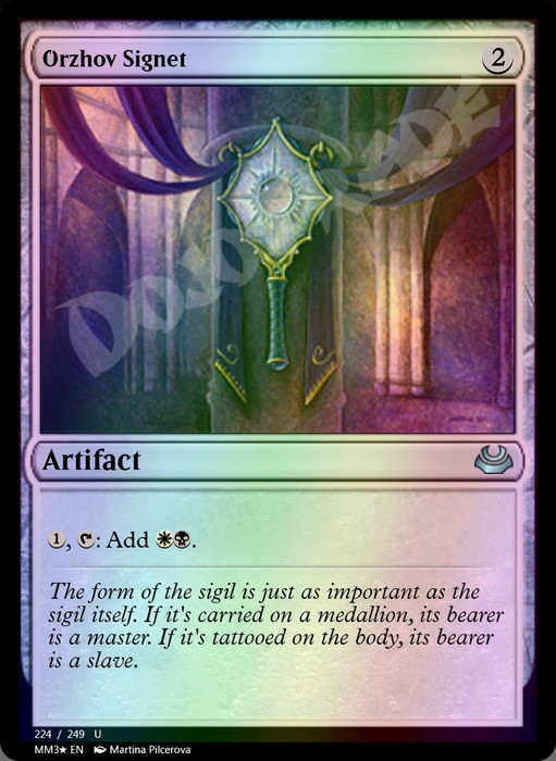 Orzhov Signet FOIL