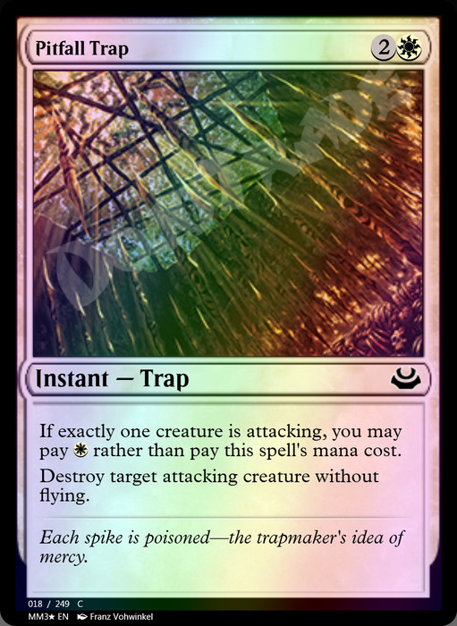 Pitfall Trap FOIL