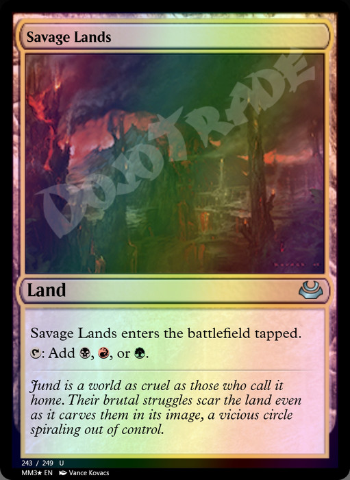 Savage Lands FOIL