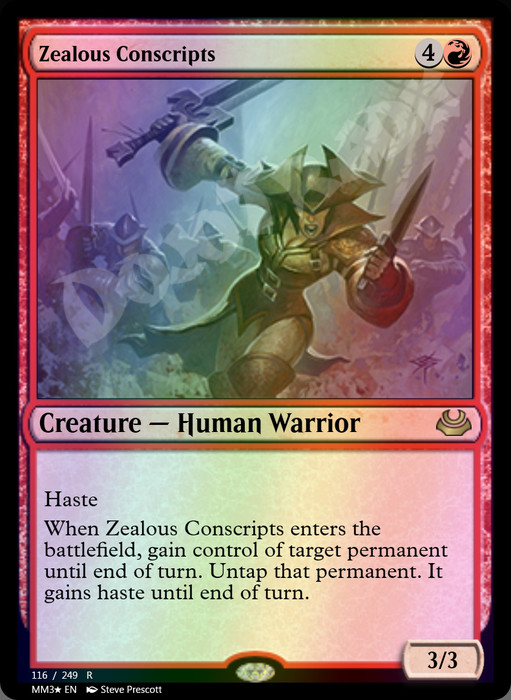 Zealous Conscripts FOIL