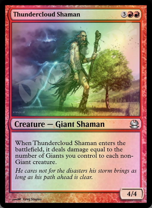 Thundercloud Shaman FOIL