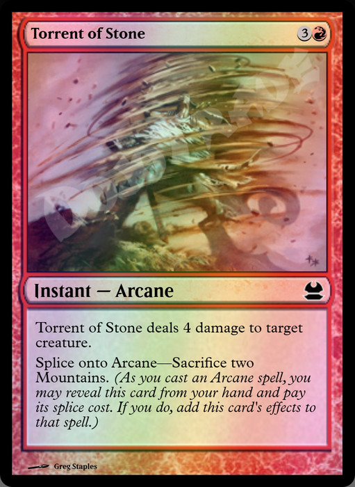 Torrent of Stone FOIL