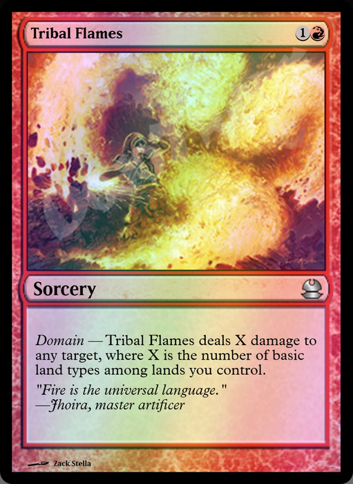 Tribal Flames FOIL