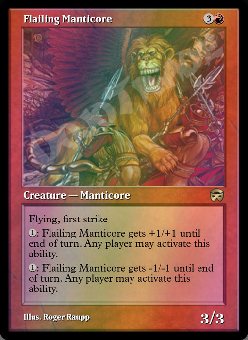 Flailing Manticore FOIL