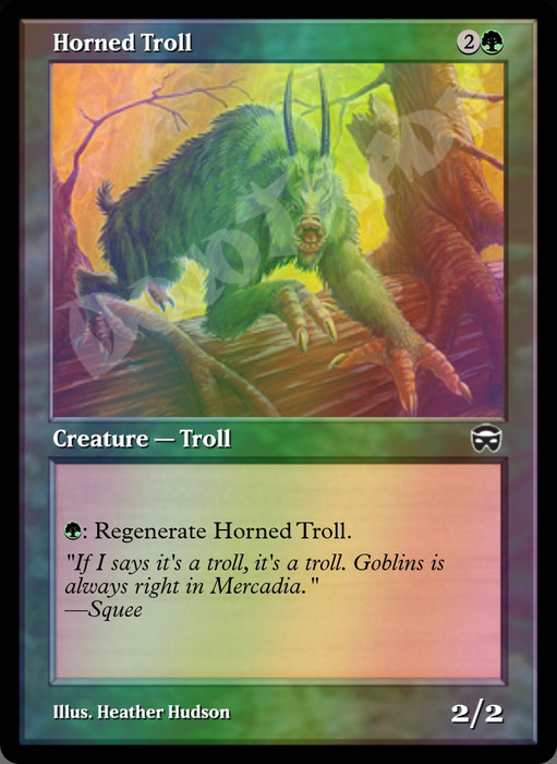 Horned Troll FOIL