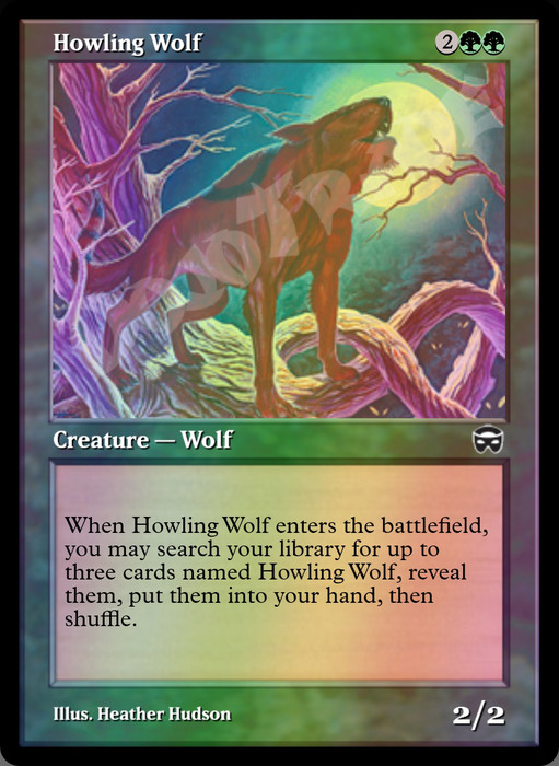 Howling Wolf FOIL