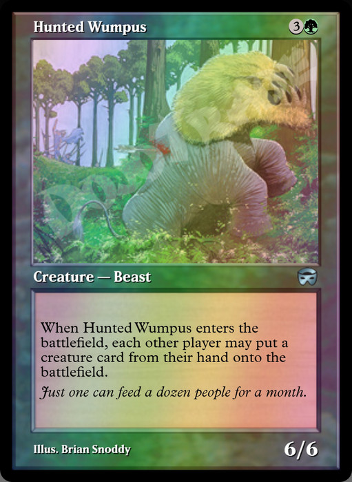 Hunted Wumpus FOIL