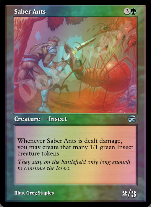 Saber Ants FOIL