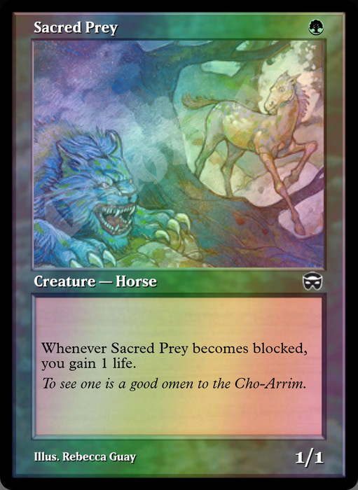 Sacred Prey FOIL