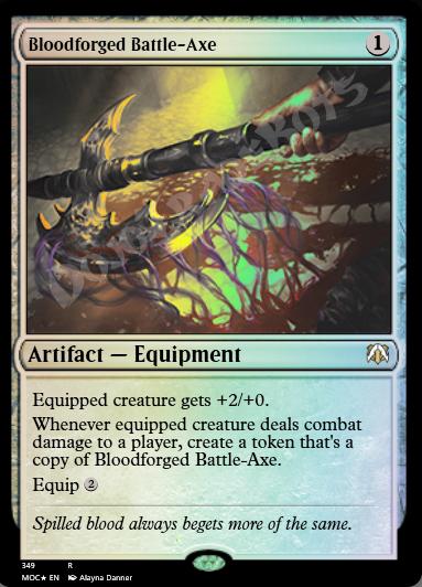 Bloodforged Battle-Axe FOIL