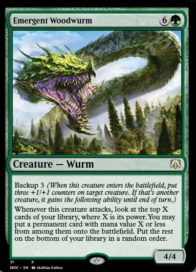 Emergent Woodwurm