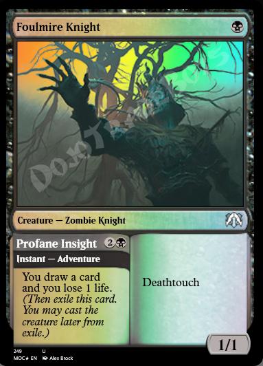 Foulmire Knight FOIL